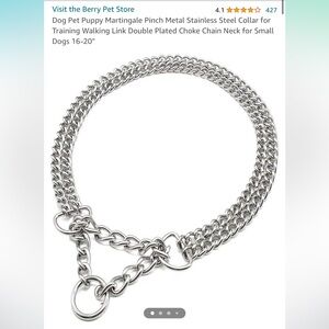 Martingale Pinch stainless steel Small collar